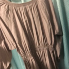 綿ワンピース 💜くすみパープルの画像