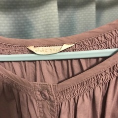 綿ワンピース 💜くすみパープルの画像