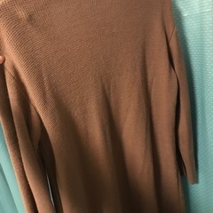 ロングカーディガン❤️くすみピンクの画像