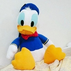 ドナルドダック　ギガジャンボぬいぐるみの画像