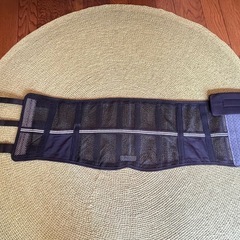 【決まりました】腰痛予防・改善に！医療用　腰サポーター　腰椎コルセット★男女兼用　Lサイズ　黒　定価4万円　の画像