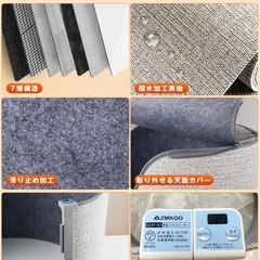 新品パネルヒーター デスク下 足元パネルヒーター 省エネ 45~70℃調節可能の画像