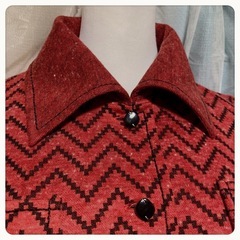 ꒰LEILIAN꒱セットアップ ジャケット スカートサイケレトロポップ大人可愛いの画像