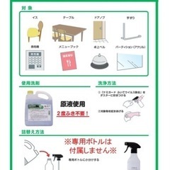 ケミガード　ふいてウイルス除去　4kg　洗浄剤　除菌剤　2度ぶきなしで洗浄・除菌・除ウイルス　生活雑貨 家庭用品 キッチン雑貨の画像