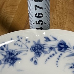 昭和レトロ🌹薔薇模様の深皿の画像