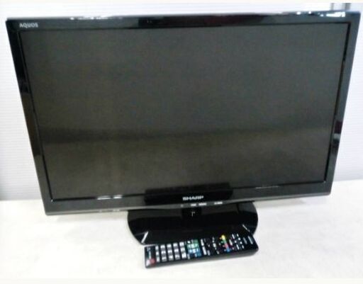 【2014年製】SHARP　24型　液晶テレビ　LC-24K20　アクオス　ハイビジョン　24インチ　AQUOS　リモコン付き　シャープ　一部難あり