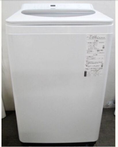 【3ヵ月保証】2019年製 Panasonic　10㎏　洗濯機　NA-FA100H7　動作良好　自動槽洗浄　エコナビ　泡洗浄　タテ型　パナソニック　引き取り歓迎