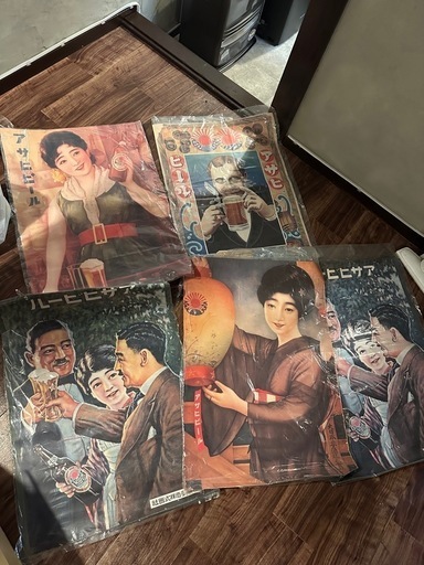 アサヒビール　レトロポスター　9枚セット