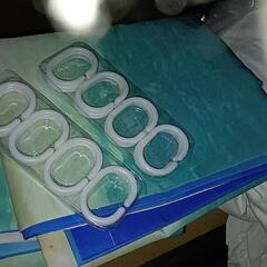 シャワーカーテン2枚セットの画像