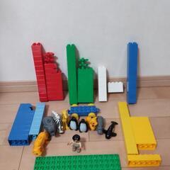 レゴデュプロ(LEGO duplo) 楽しいどうぶつえん7618 +パワーショベル・カーズカー・ポリスカー。
の画像