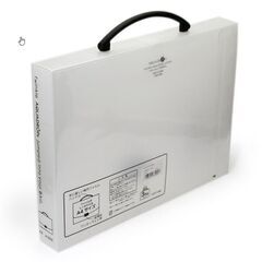 【無料　0円　】A4　ファイルボックス　アクアドロップスバッグA4 乳白 A5005-1の画像