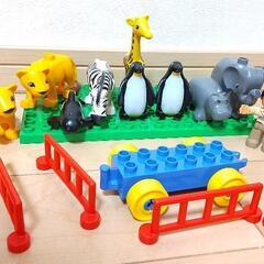レゴデュプロ(LEGO duplo) 楽しいどうぶつえん7618 +パワーショベル・カーズカー・ポリスカー。
の画像