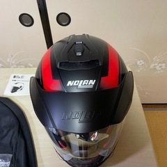 NOLAN N405-GT フルフェイスヘルメット サイズL 黒/赤 付属品ありの画像