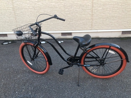 自転車　rainbow  ビーチクルーザー