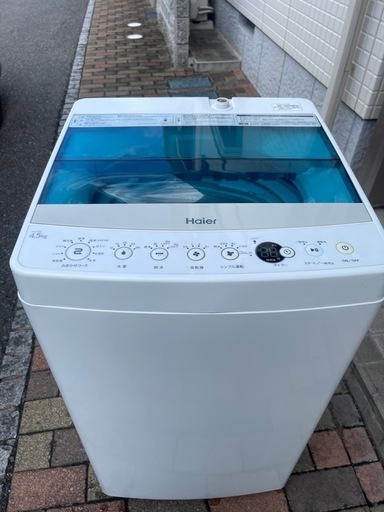 Haier  4.5キロ　2018年製