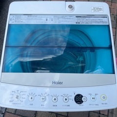 Haier  4.5キロ　2018年製の画像