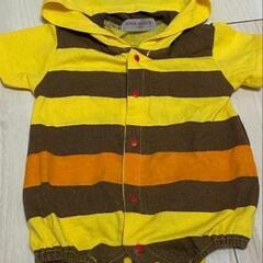 ハチさんロンパース　ハロウィン　仮装　80cmの画像