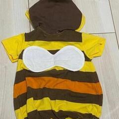 ハチさんロンパース　ハロウィン　仮装　80cmの画像