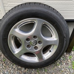 まだあります。トヨタ 純正ホイール タイヤ付き バリ溝　　の画像