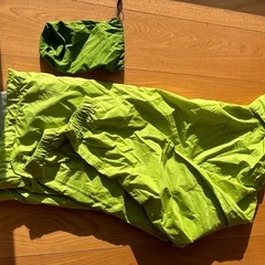 登山用レインウェア薄手未使用品の画像