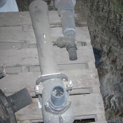 ツルミ　鶴見　２００ｖ水中ポンプ　３．７ｋｗ　カッティング　酪農　畜産　農業　し尿処理の画像