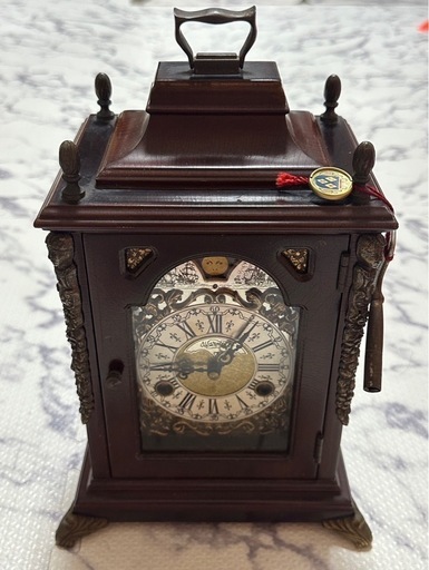 ワルミンク 置時計 機械式 オランダ製 ムーンフェイズ Warmink