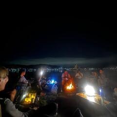 10/14 19時から BBQ,焚き火会＠びわこ