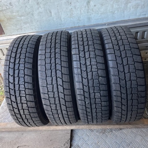 バリ山　DUNLOP ダンロップ　WM02 165/65R15 スタッドレス　タイヤ　2019年製　15インチ
