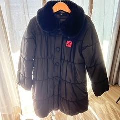 agnes b. ENFANT アニエスベー黒ブラックダウン　女...