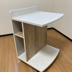 キャスター付きサイドテーブル 