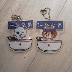 ラーメン赤猫　アクリルキーホルダー　文蔵　　はなちゃん