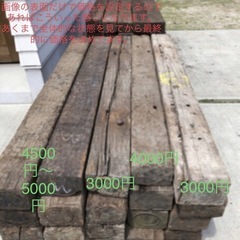 【中古枕木】口コミや投稿（参考）画像もご確認ください。の画像