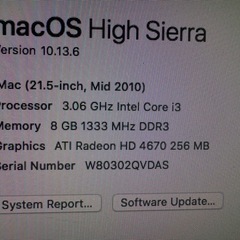 iMac 21.5” 古いですが動作品です