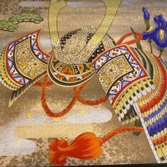 巻物　初節句　兜の画像