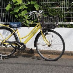 カゴ付き自転車