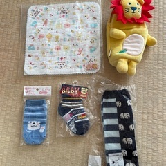 新品　靴下　ガーゼ　哺乳瓶ケース