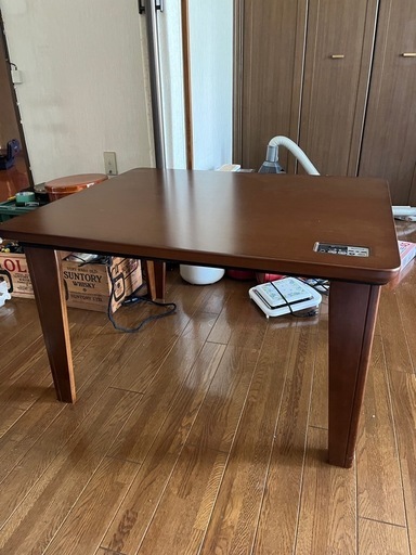 ナショナル national ナショナル座いす式暖房テーブル コタツ DK-W90CW-T