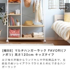 美品　マルチハンガーラック　キッズ　大人の画像