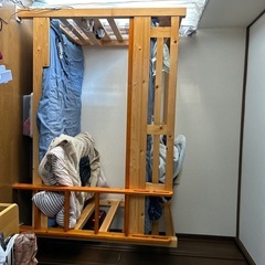 🔌と💡 ̖́-‬付きスノコ2段ベッド
