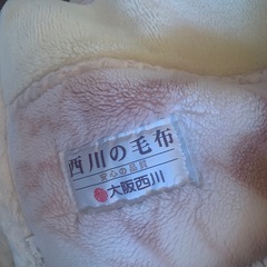 西川の　毛布　大人サイズ
