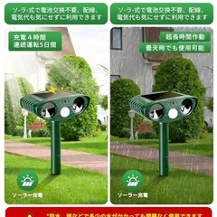【新製品、新品＆未開封品】2024年新登場-動物撃退器 -23の画像