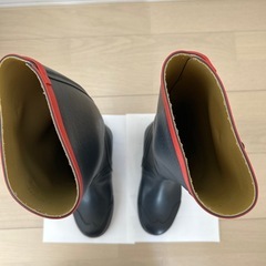 美品　AIGLEお値下げしました‼️　レインブーツ　ネイビー赤　サイズ　38の画像