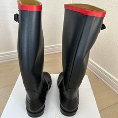 美品　AIGLEお値下げしました‼️　レインブーツ　ネイビー赤　サイズ　38の画像