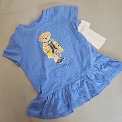 新品タグ付き☆ポロベア　上下セット　85cmの画像