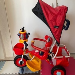 REDミッキー　ポップンカーゴ三輪車の画像
