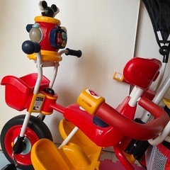 REDミッキー　ポップンカーゴ三輪車の画像