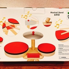 PLAN TOYS ミュージカルバンド 6410 ドラムセットの画像