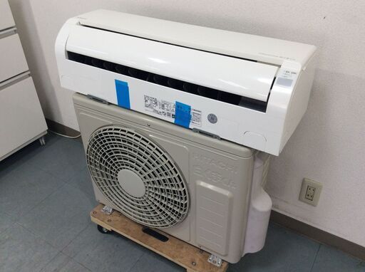 YJT9630『安心30日間保証付』【HITACHI/日立 6畳用エアコン】2022年製 白くまくん RAS-D22M-W 家電 冷暖房 エアコン 壁掛型 100V