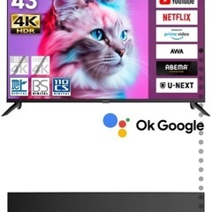 MAXZEN 43インチ GoogleTV