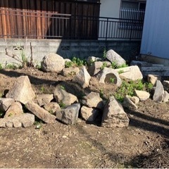 庭石いろいろの画像